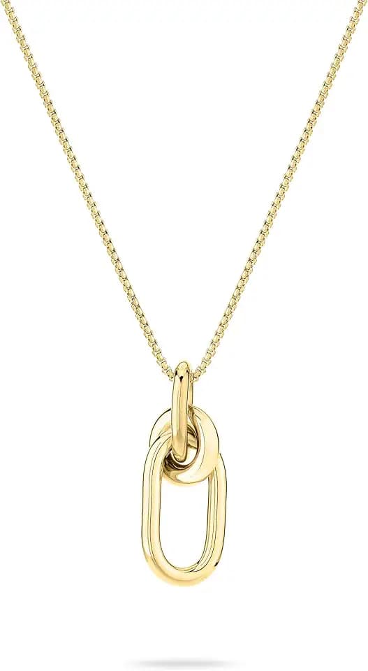 LIEBESKIND BERLIN Damen Schmuck Organic Knot – Kette, Armband und Creolen aus Edelstahl in verschiedenen Farben - zeitlos, modern & alltagstauglich
