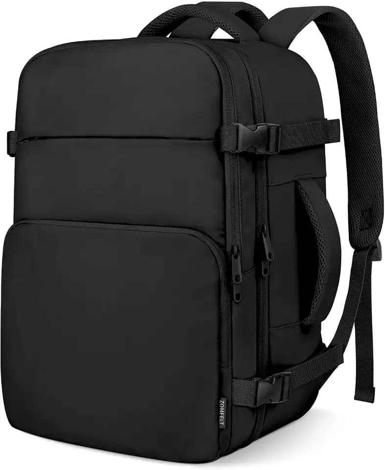 ZOMFELT Travel Backpack for Women Men, 18 x 14 x 8 inch Carry on Backpack