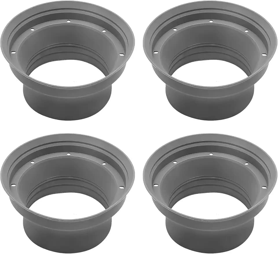 RECOIL SPB65K 4 Pack Foldable Silicone 6.5” Car Speaker Baffle Kits