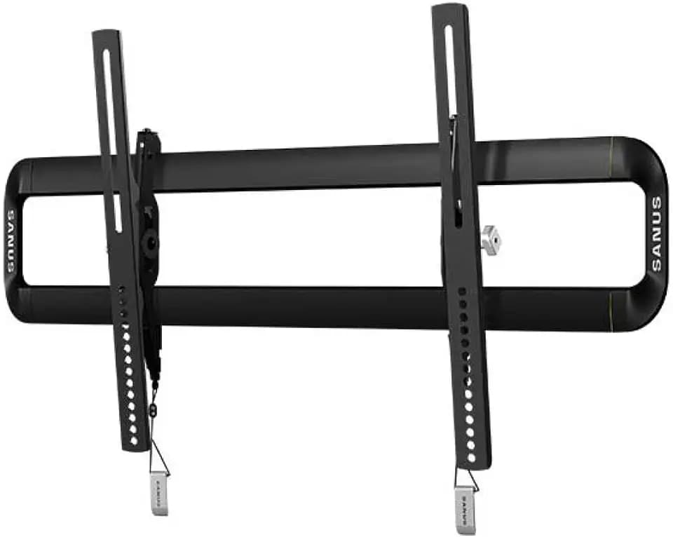 Sanus Premium Tilting TV Mount for 42-90-inch Flat Panels - VLT5B1". Details on catalog page also state measurements as 42-90