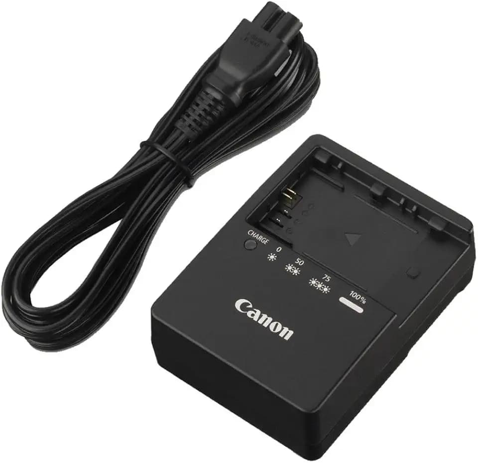 Canon LC-E6 Battery Charger - Ladegeräte für Batterien (Schwarz, EOS 5D Mark II)