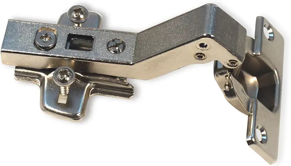 Intermat Winkelscharnier W45 (Intermat 9936 W45), einliegend, Öffnungswinkel 95°, TH-Bohrbild 52 x 5,5 mm, zum Anschrauben (-)_Artikel _ 73932