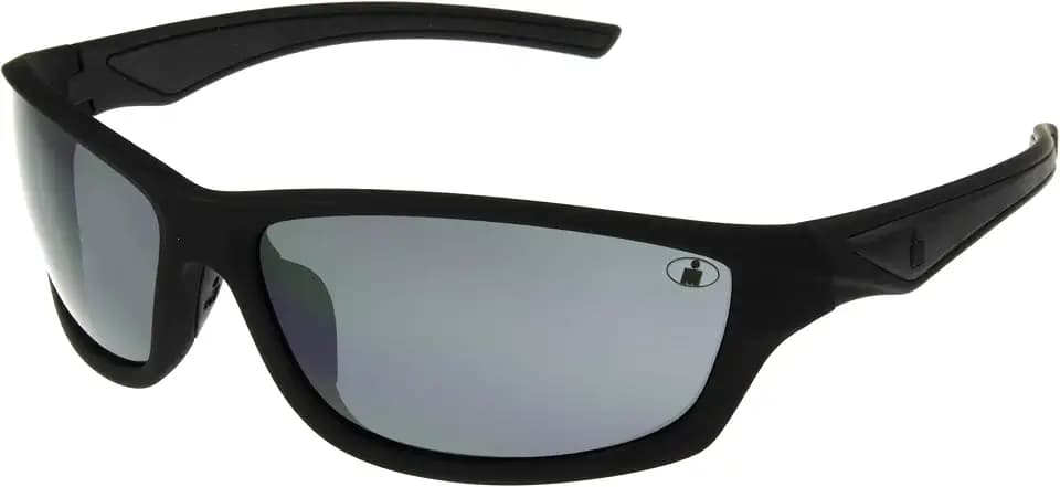 Ironman Men's Relentless Wrap Sunglasses, Matte Black, 63 mm