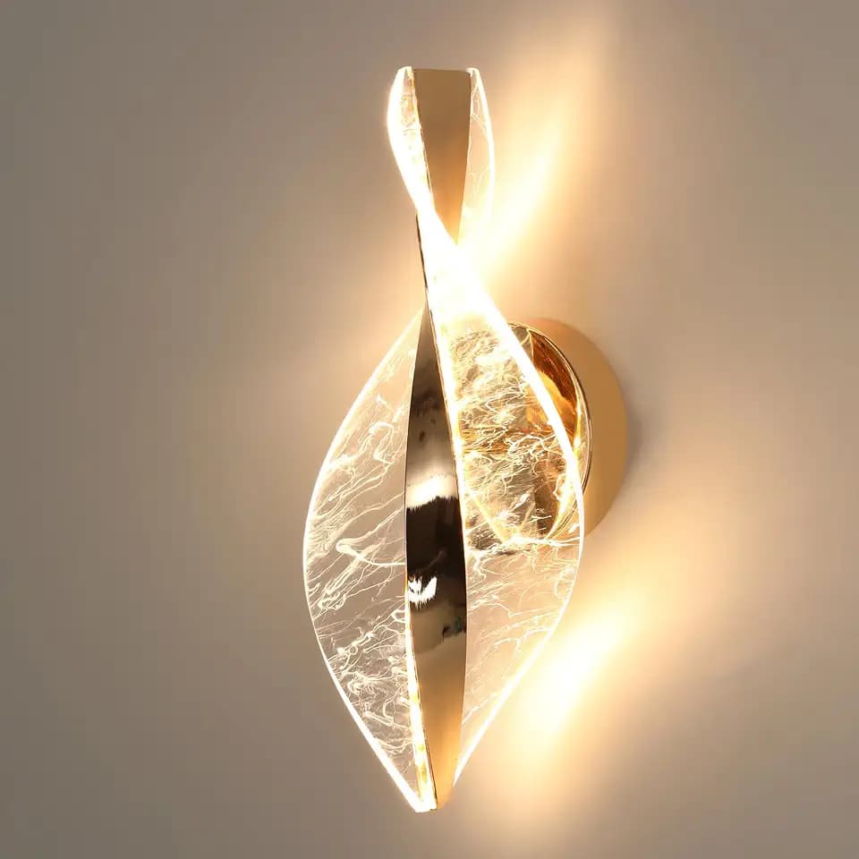 Comely LED Wandleuchten Innen Gold 3000K/4500K/6500K 3 Farbtemperatur