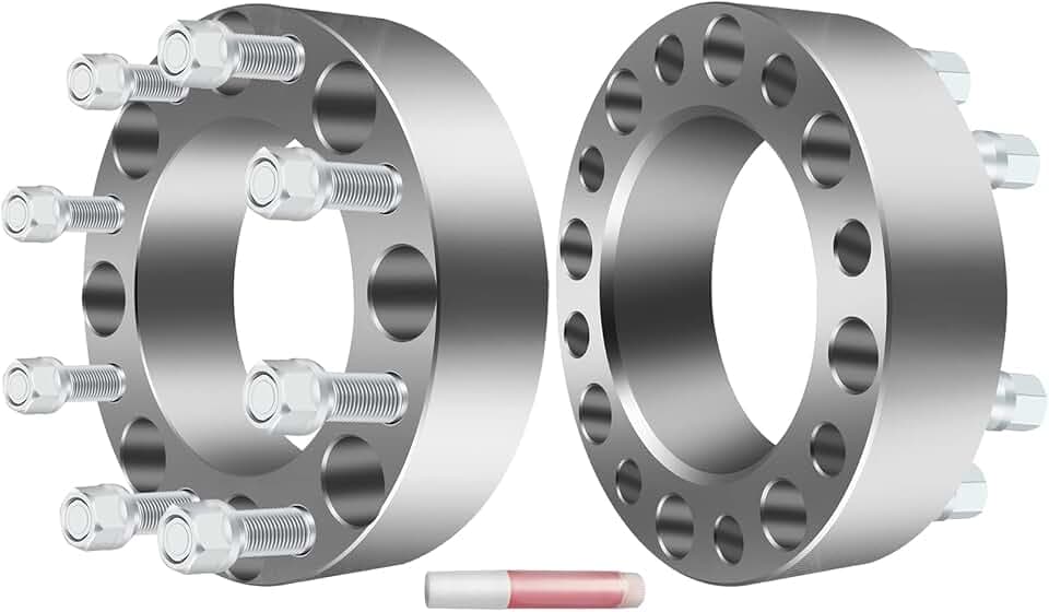 SCITOO 2Pcs 8x170 Wheel Spacers 2 inch for Ford Silver Wheel Adapters