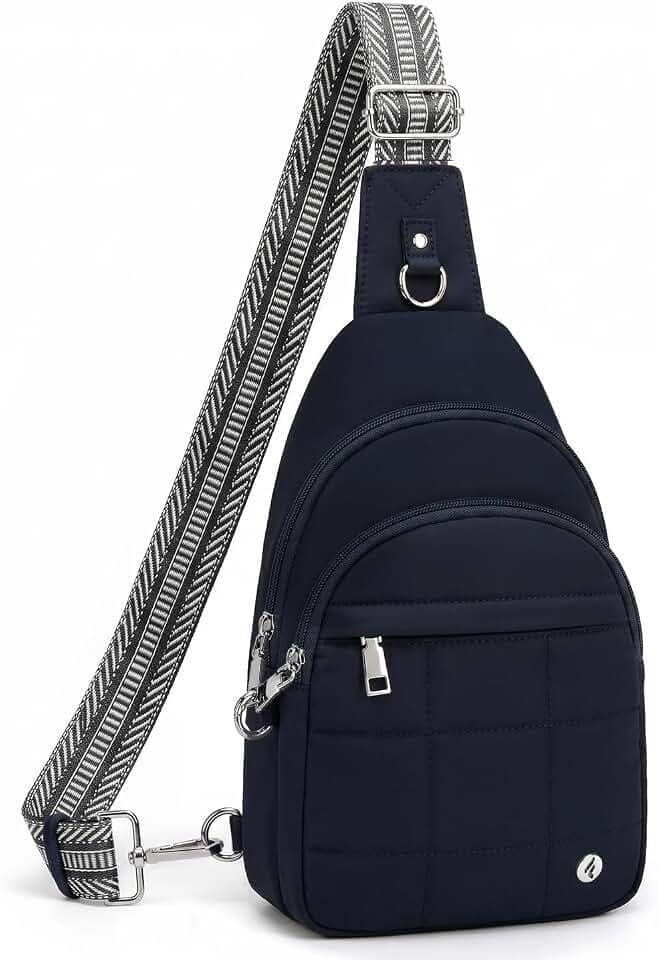 Anti Theft Sling Bag for Women, RFID Crossbody Purse Travel Blue