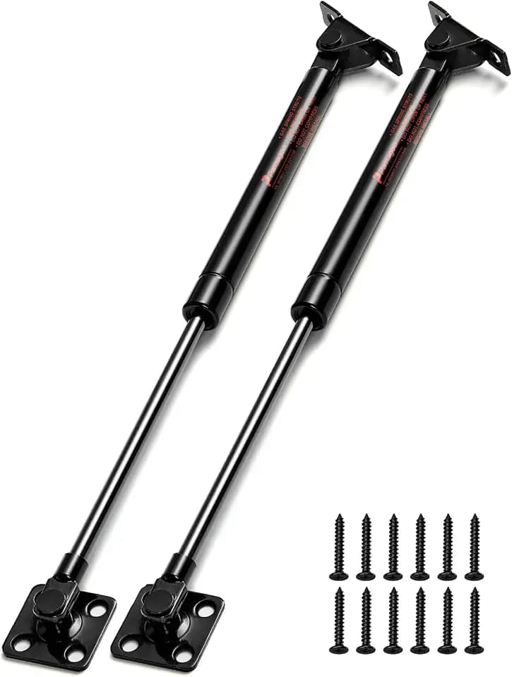 20 Inch 200Lbs Heavy Duty Lid Gas Struts with Brackets 890N 2Pcs