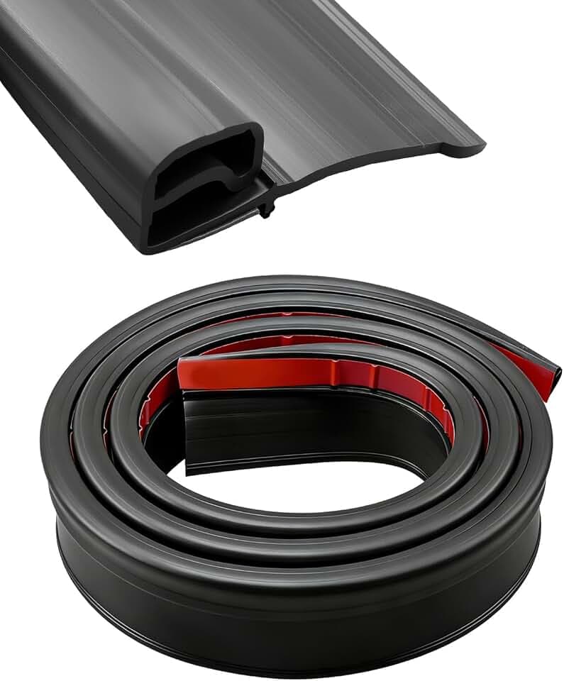10FT RV Slide Out Rubber Weather Stripping Weatherstrip Seal 1″ D Bulb & 2″