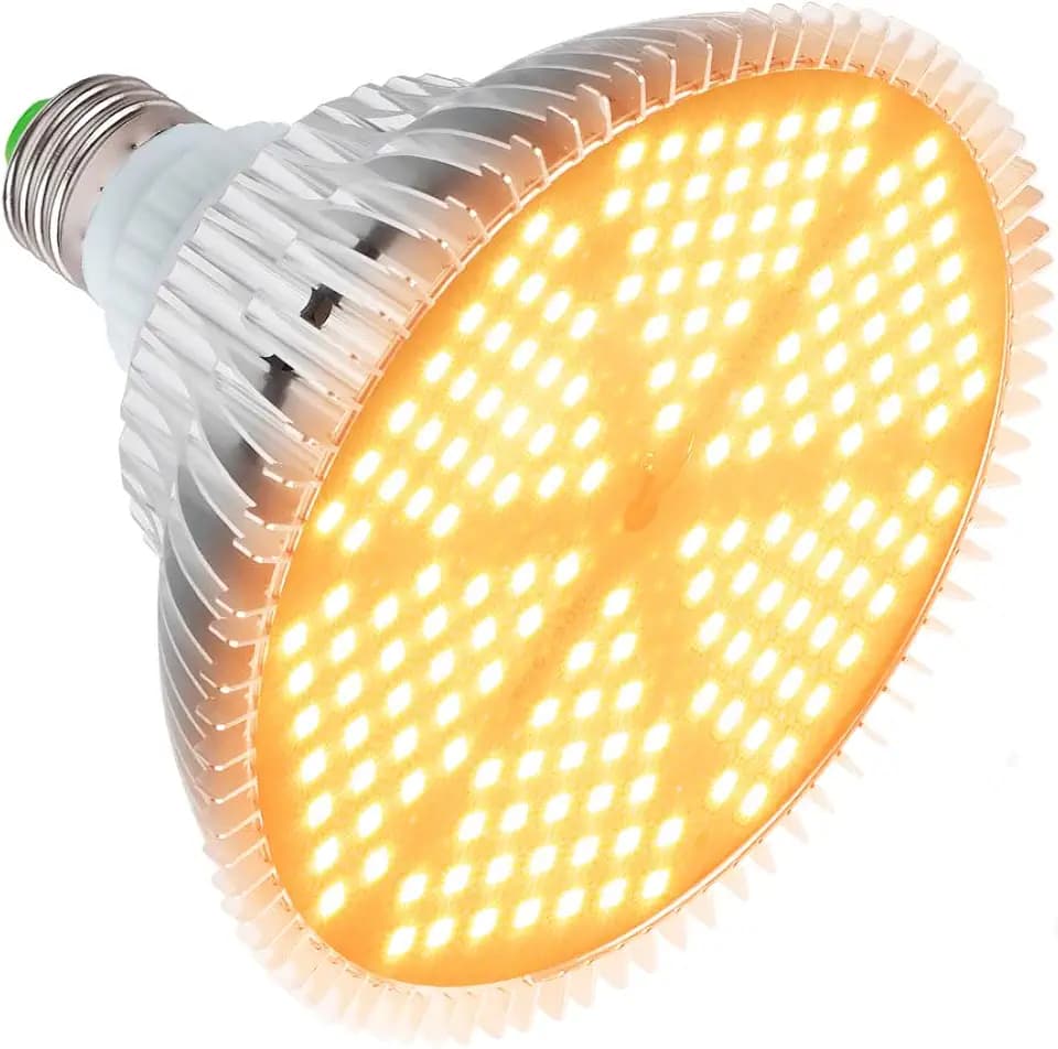 Pflanzenlampe Grow Light 120W LED Wachstumslampe E27 Vollspektrum 180 LEDs Pflanzenleuchte für Garten Gewächshaus Zimmerpflanzen, Blumen und Gemüse