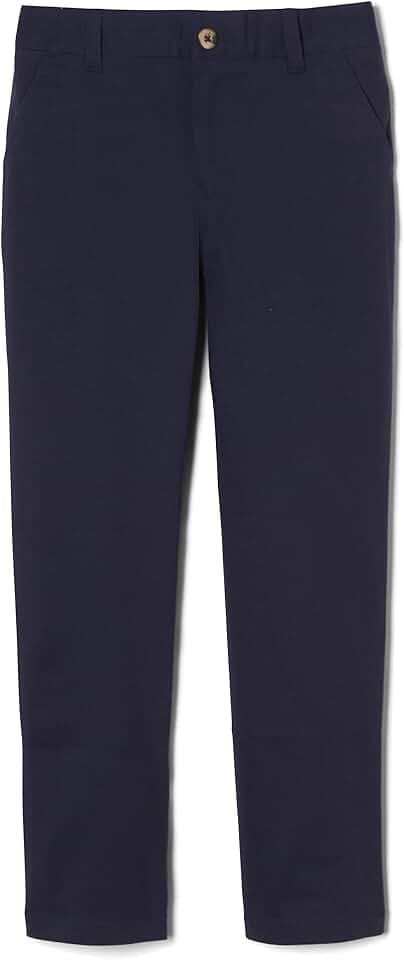 French Toast Chino-Hose für Jungen mit verstellbarem Bund, gerader Passform und Stretchanteil
