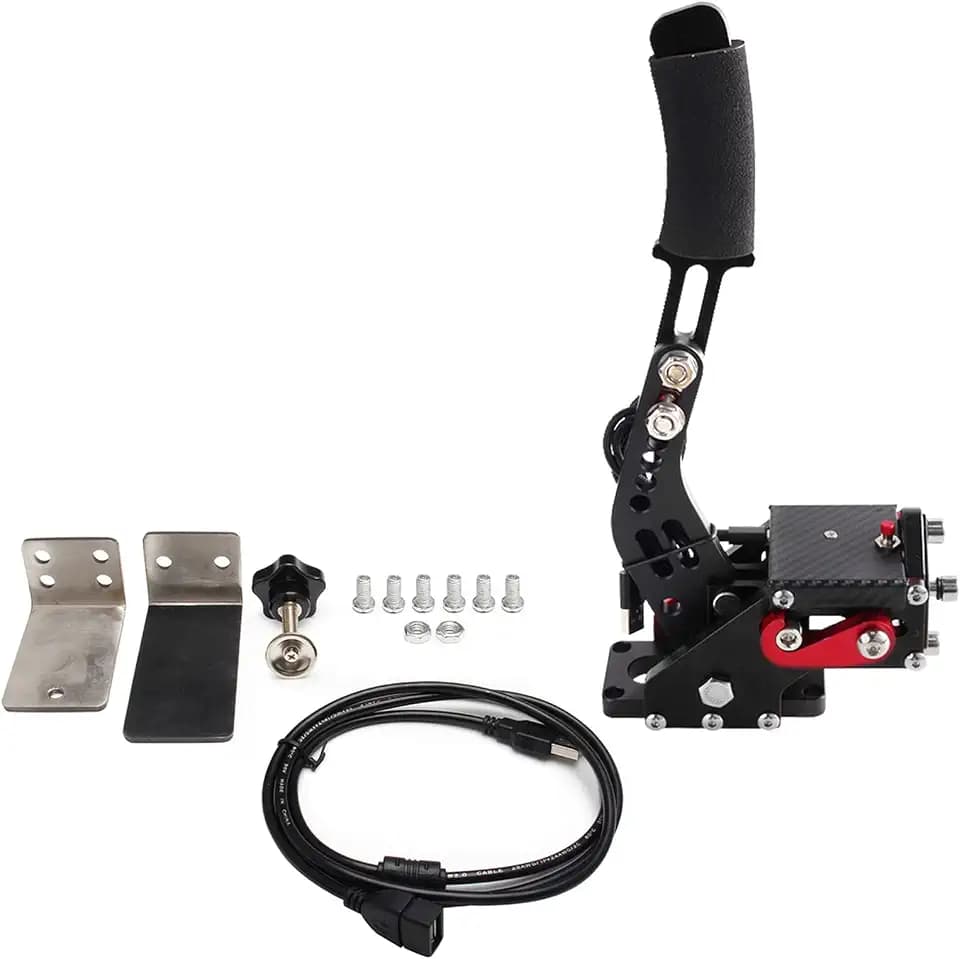 Bruce & Shark USB Handbremse Handbrake für Racing Games Wheel Stand G29 für PS4/PS5 Schwarz [video game]