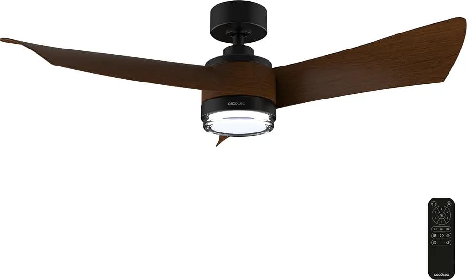 Cecotec Deckenventilator EnergySilence Aero 5330 Jelly Black&Wood