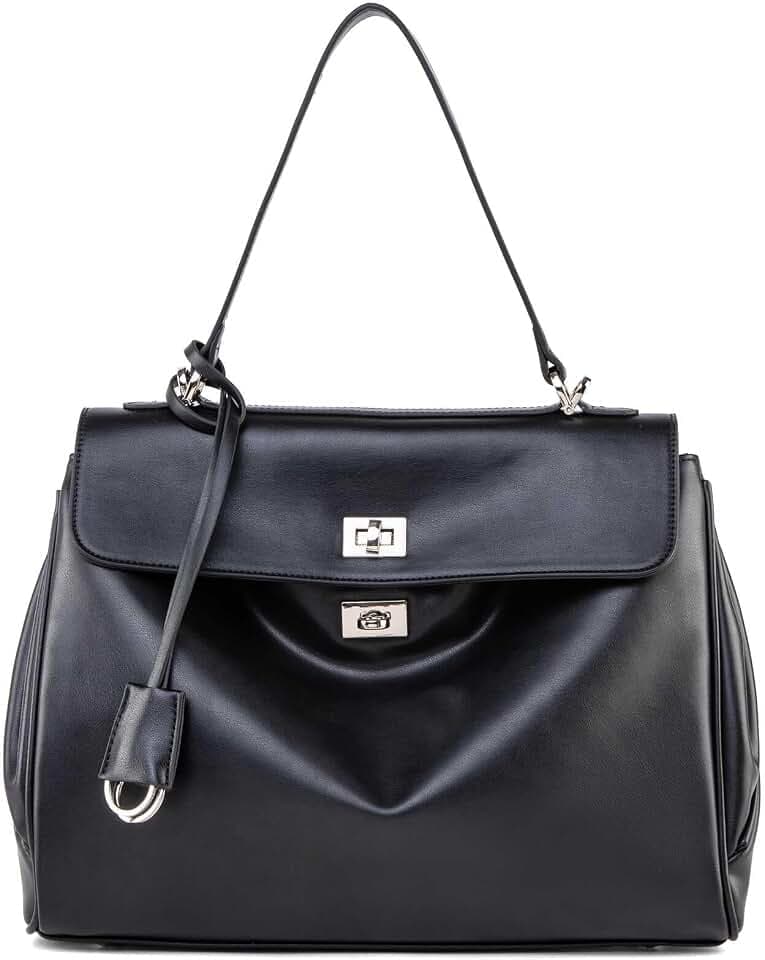 Suede & Leather Tote Bag for Women,Soft Leather Shoulder Handbags for Ladies,Satchel Purse for Travel Work