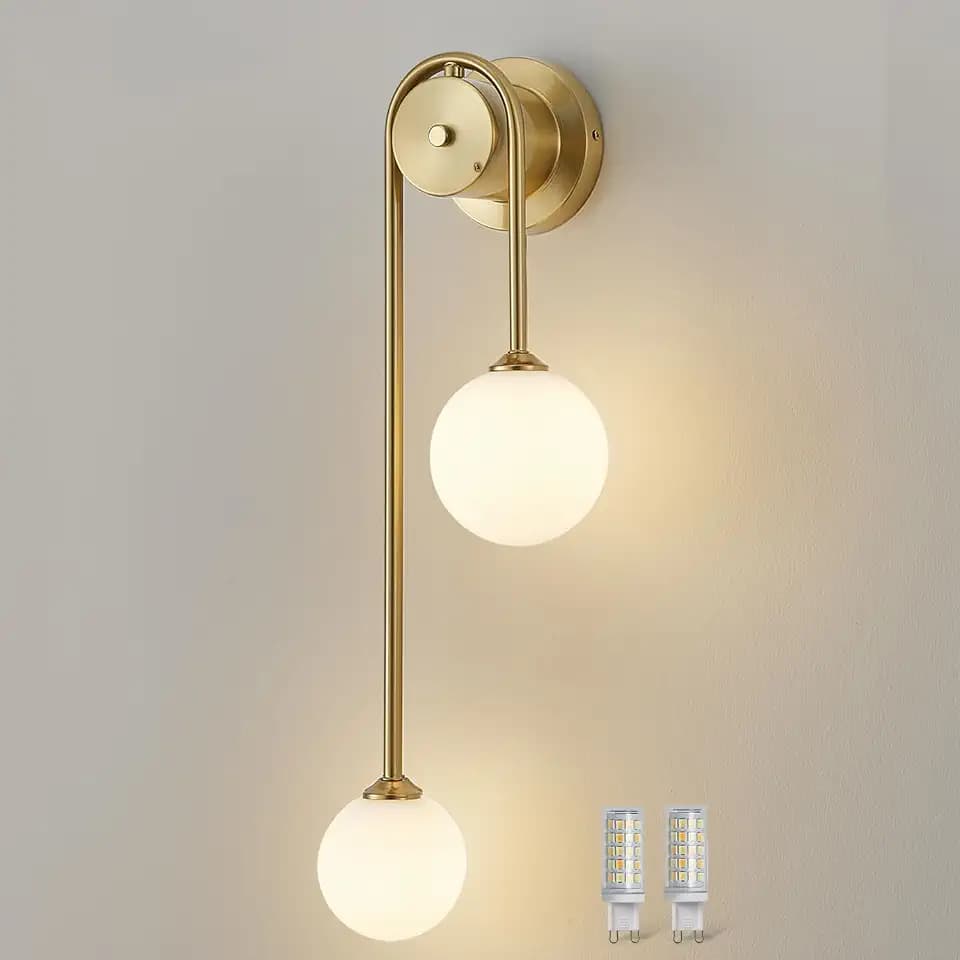 Mid-Century Modern wall sconces Gold wall sconces wall lighting1pack