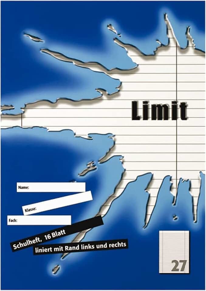 LANDRÉ 100050512 Limit Schulheft, DIN A4, liniert