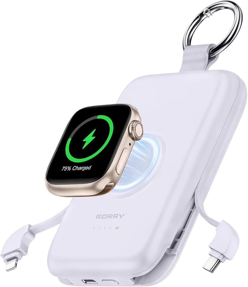 RORRY CharmGo Portable Charger, 10000mAh 20W Fast Charging Power Bank