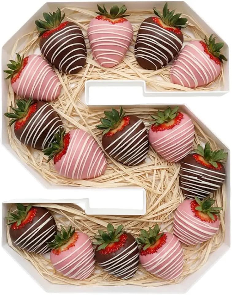 Plastic Fillable Letter Charcuterie Box, 10in Reusable Alphabet Shaped Tray for Birthday Anniversaries, Party Decorative Serving Plates Display Candy (Letter S)