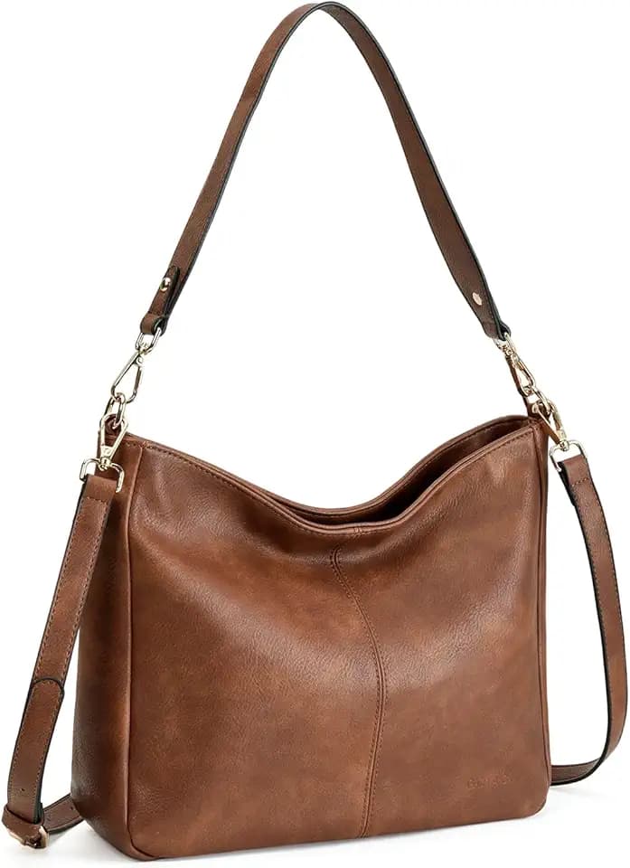 GOIACII Hobo Bags for Women, Soft Leather Shoulder Crossbody Purse, Ladies Large Casual Tote Handbag Multi Pocket
