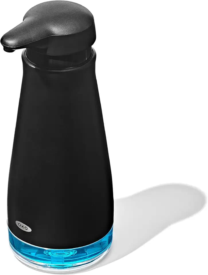 OXO Good Grips Stainless Steel Easy Press Soap Dispenser - Matte Black
