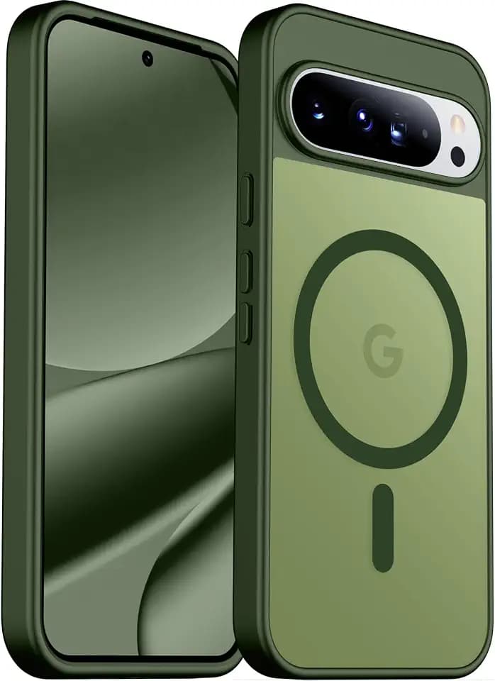 SPIDERCASE Magnetic for Google Pixel 10/Pixel 10 Pro Case, Green