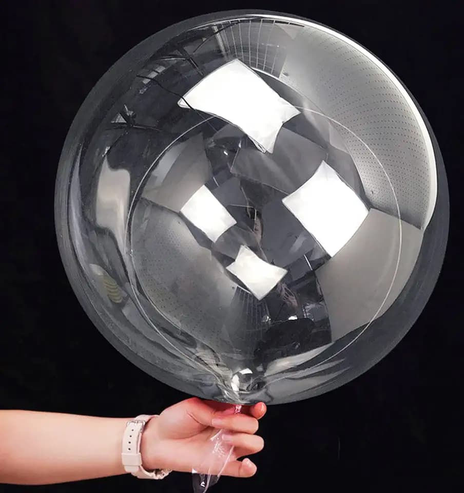 20 Inch Bobo Balloons, 40 Pcs Clear Bobo Balloon, Large Bubble Balloons