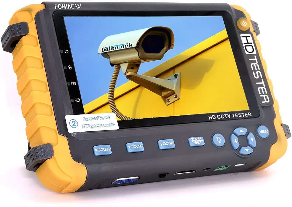Überwachungskamera-Tester IV8W 12,7 cm (5 Zoll) TFT LCD 4-in-1 8MP AHD TVI 8MP CVI CVBS Koaxial HD Video Monitor Unterstützung PTZ Controller UTP Kabel Test VGA HDMI Eingang DC12V Ausgang