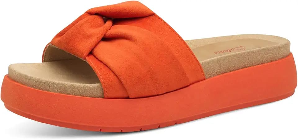 Marco Tozzi Damen Pantoletten Bequem Sommer