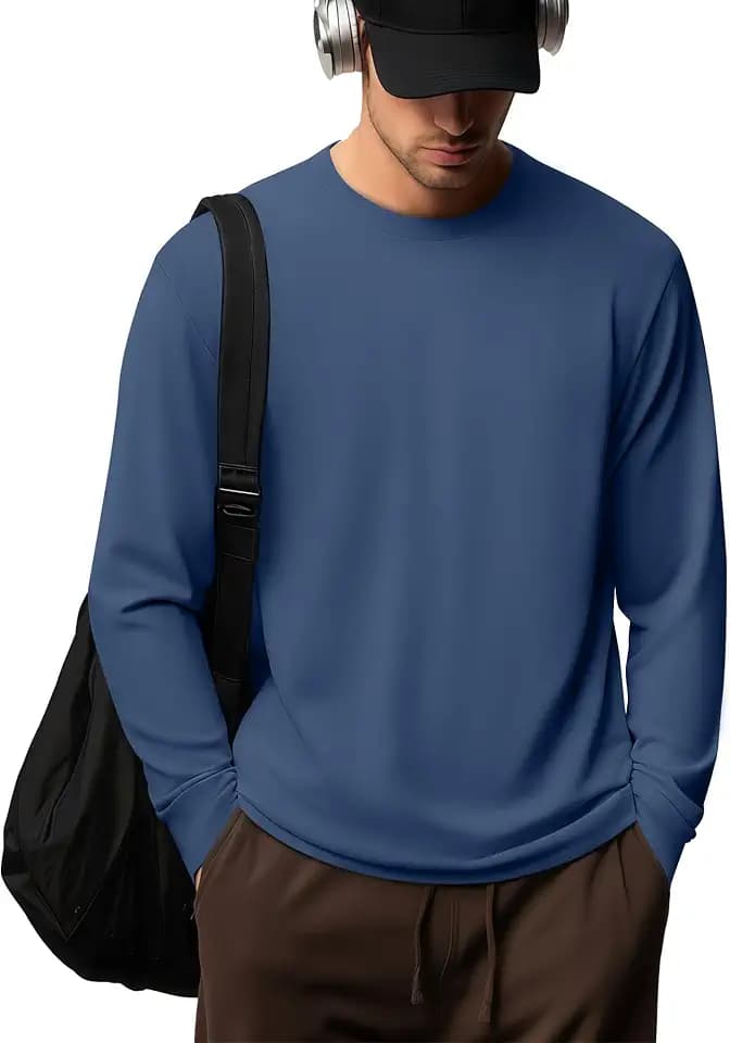 Neer Mens Big and Tall Cotton Long Sleeve Shirt