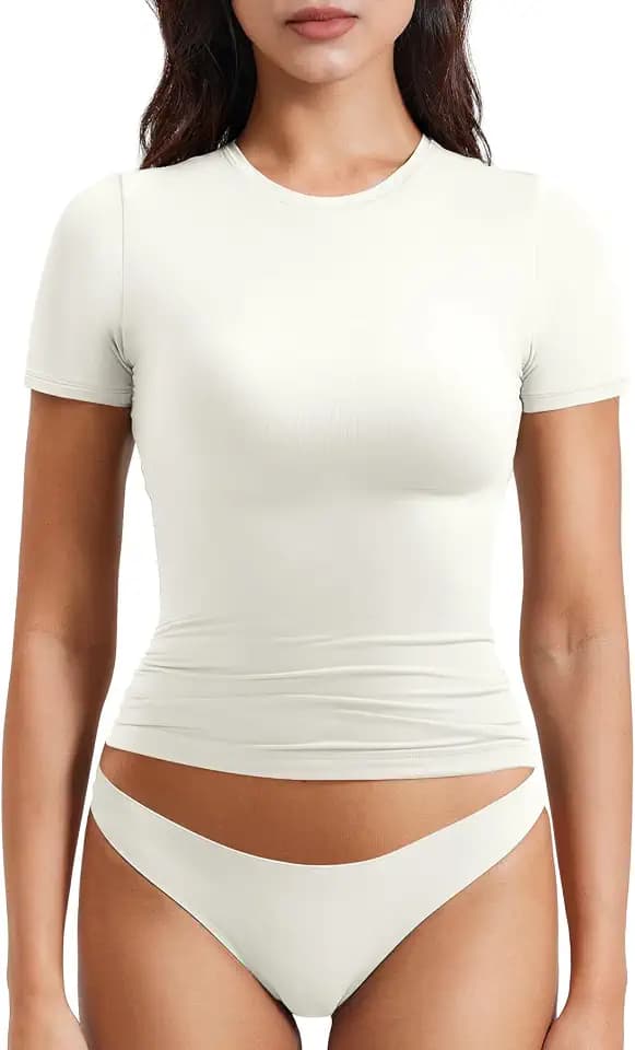 YEOREO Ease Women Fitted Workout Tops