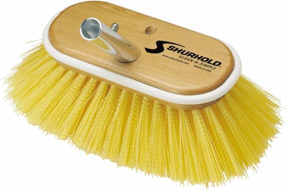 Shurhold 6" Polystyrene Medium Bristle Deck Brush
