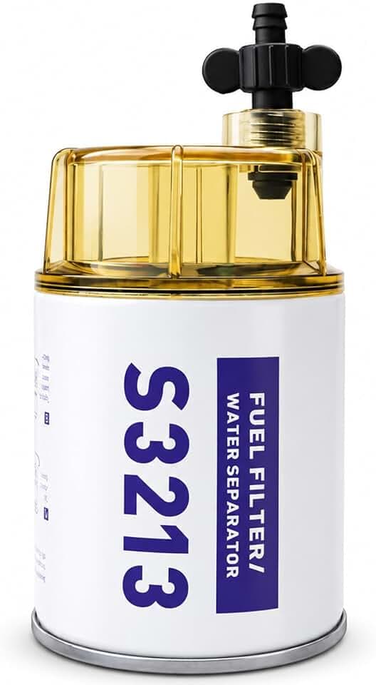 S3213 Marine Fuel Water Separator Filter Assembly with Clear Bowl