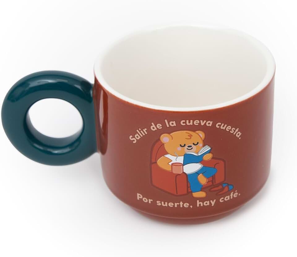 Mr. Wonderful Stapelbarer Becher - Aus der Höhle zu kommen ist schwierig. Zum Glück gibt es Kaffee - 330 ml