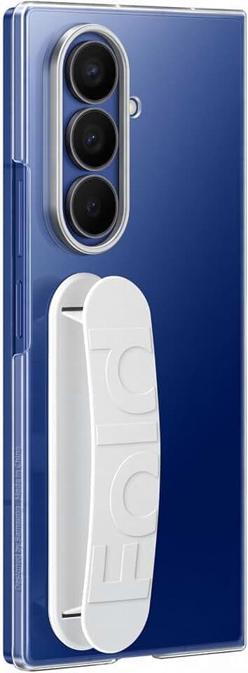 Samsung Clear Grip Case EF-QF966 für das Galaxy Z Fold7, Smartphone Cover, Handy-Hülle inklusive Fingerhalter und Displayschutzfolie, Schutz Case, stoßfest, Transparent