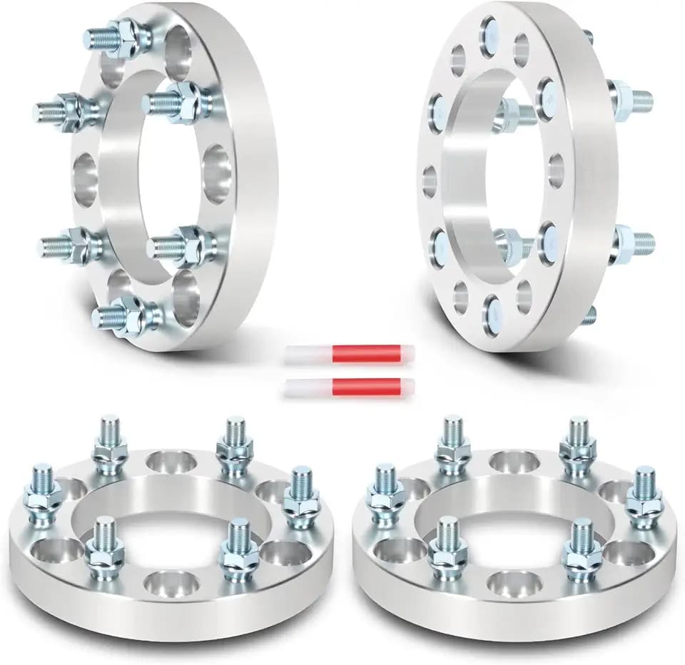 SCITOO 4Pcs Wheel Spacers 1" 6x5.5 Studs 12x1.25 for Nissan for Frontier