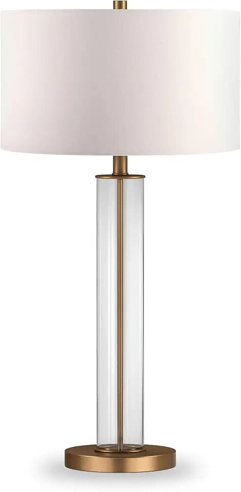 Henn&Hart 29" Modern 1-Light Table Lamp, Gold