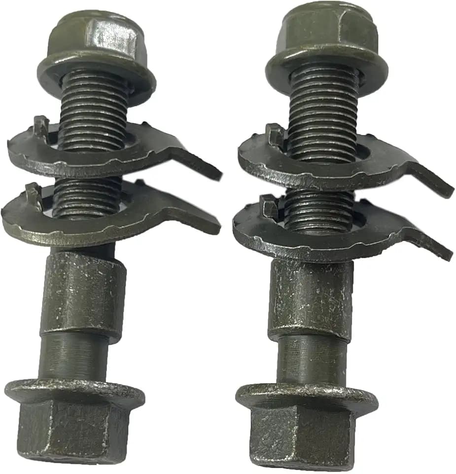 2pcs 16mm Adjustable Camber Correction Alignment Kit Fit Front Wheels Cam Bolts Compatible with Acadia Civic CR-V Element HR-V Odyssey Pilot