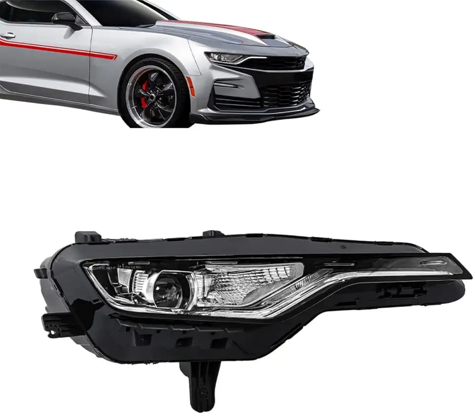 LABLT Passenger Side Right RH Headlight Headlamp Assembly Replacement for Camaro SS 1SS 2SS RS 2019 2020 2021 2022 2023 2024 Replacement for 84756148