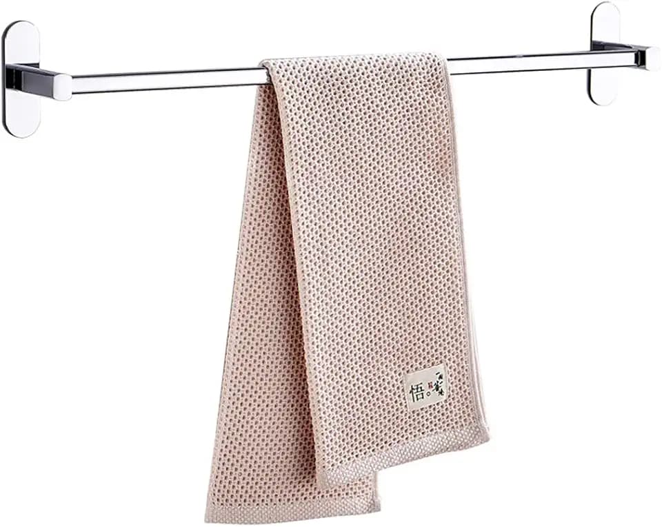 Handtuchstange Wand Bad Handtuchhalter Edelstahl Handtuchhalter Ohne Bohren Badetuchhalter Hardware Zubehör Hôtel Cuisine Porte Accessoires 50cm