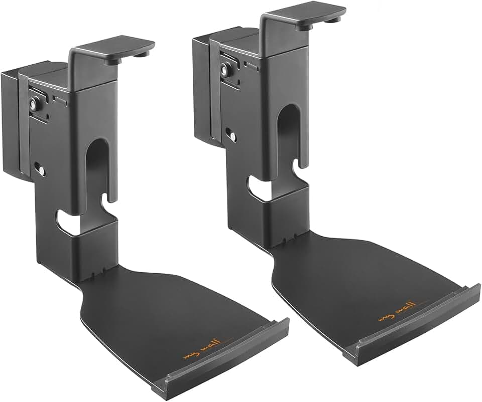 myWall 2 Stück Lautsprecher Wandhalter für SONOS Play: 5 Gen. 2