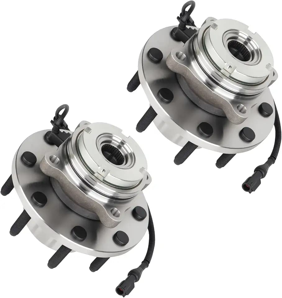 Front Wheel Hub Bearing Assembly for Ford F250 F350 Super Duty for Excursion 99-04 only 4WD w/ABS,8Lugs w/Coarse Thread replacment 515020 2PCS