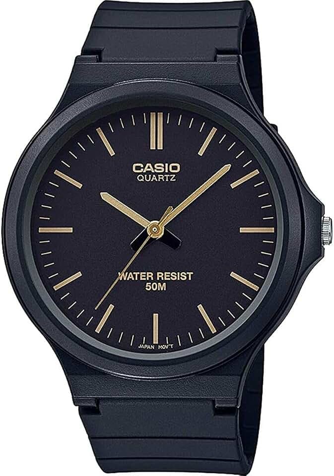 Casio Collection Unisex Analogue Quartz Armbanduhr Mit Harzband