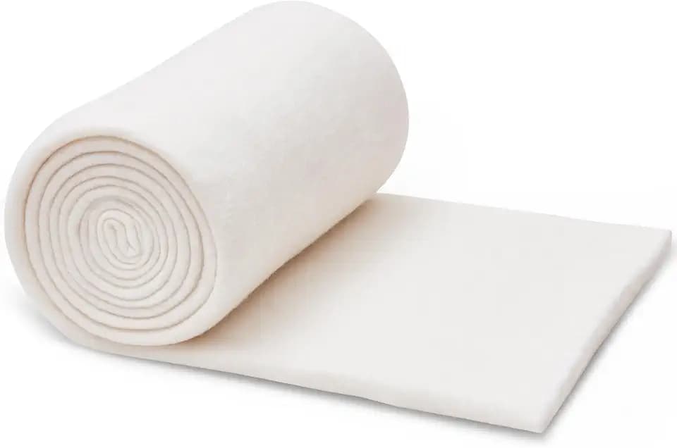 RRKTP Natural Cotton Batting for Quilting,36" x 5 Yards Batting for Quilts, Microwave Safe for Bowl Cozies,Cotton Lightweight Lining for Potholders Quilting, Batting for Sewing Handmade Quilts&DIY