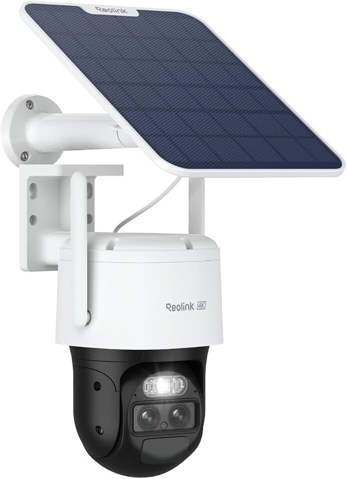 REOLINK TrackMix 4K Dual-Lens PTZ Solar Security Cameras Wireless Outdoor