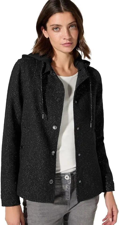 Cecil Damen Overshirt mit Kapuze