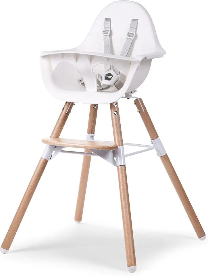 Childwood CHEVOCHNW Evolu 2 Stuhl, 2 in 1 Ring, natur weiß