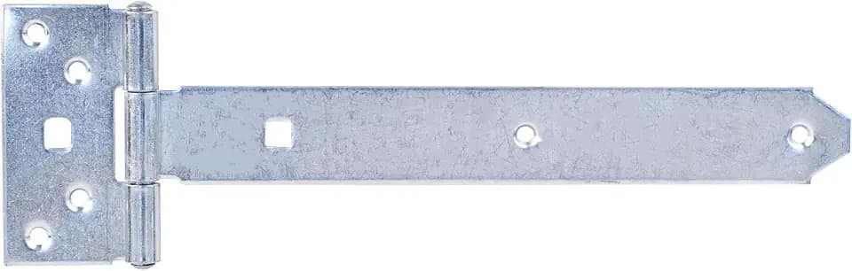 Alberts 844349 Kreuzgehänge | mit verpresstem Stift | galvanisch verzinkt, Dickschichtschutz | Band 242 x 34 mm | Scharnier 90 x 45 mm | 10er Set