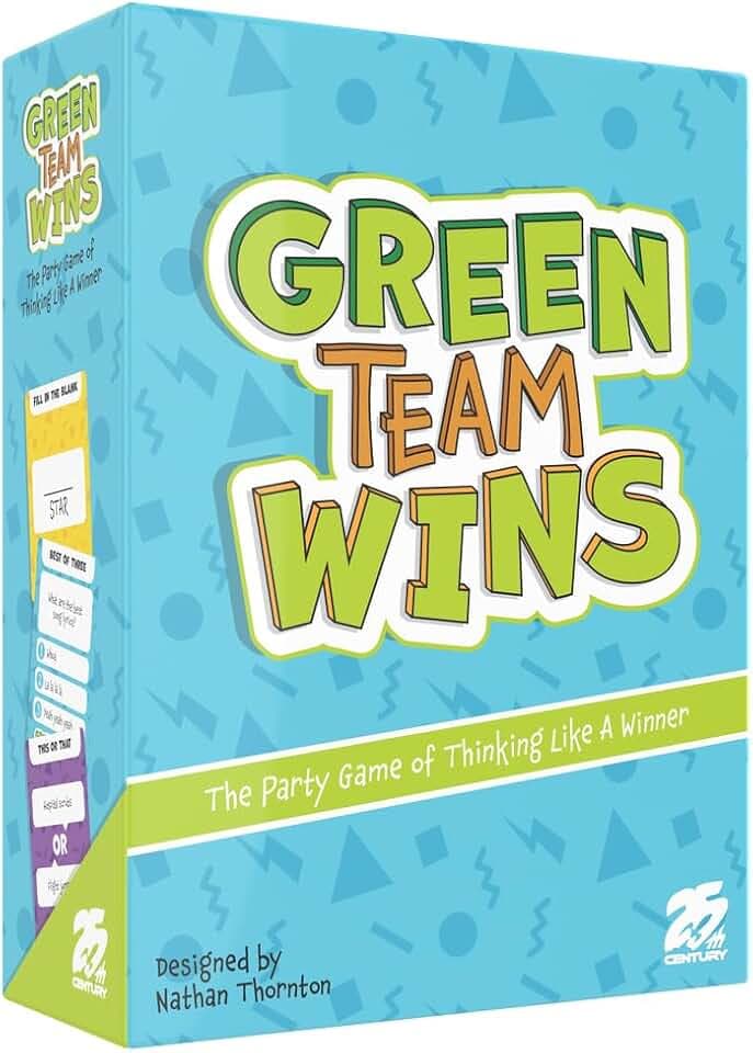 25th Century Games Green Team Wins Party Game