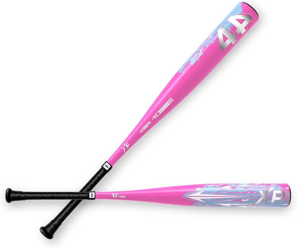44 PRO Limited Edition XP USSSA 1.15 BPF Baseball Bat, Balanced Baseball Bat for Most Youth Baseball Leagues, Lightweight & Durable Standard Taper Handle, Drop -10, 2 3/4" Big Barrel Diameter