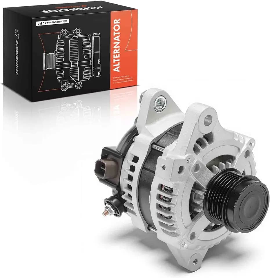 A-Premium Alternator, 12V 100A/110A 6-Groove Clutch Pulley Clockwise