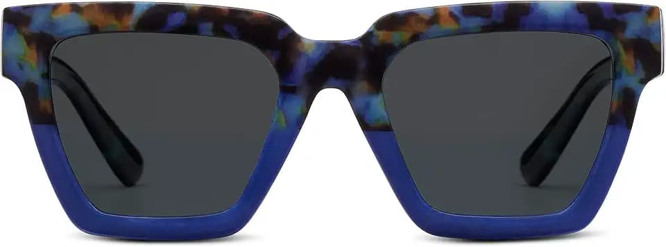 Peepers by PeeperSpecs Women's Out of Office Sun Square Polarized, No Correction Sunglasses